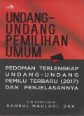 UNDANG-UNDANG PEMILIHAN UMUM